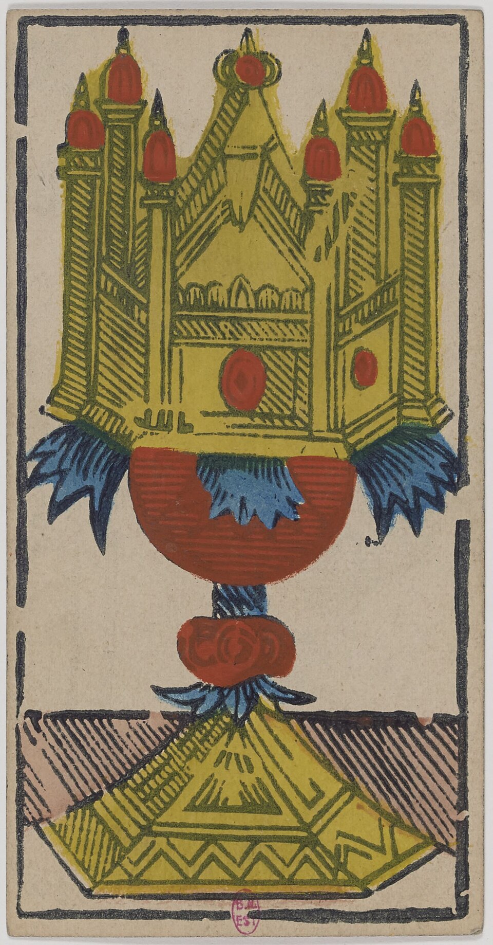 As de Coupes, arcane mineur du tarot de Marseille
