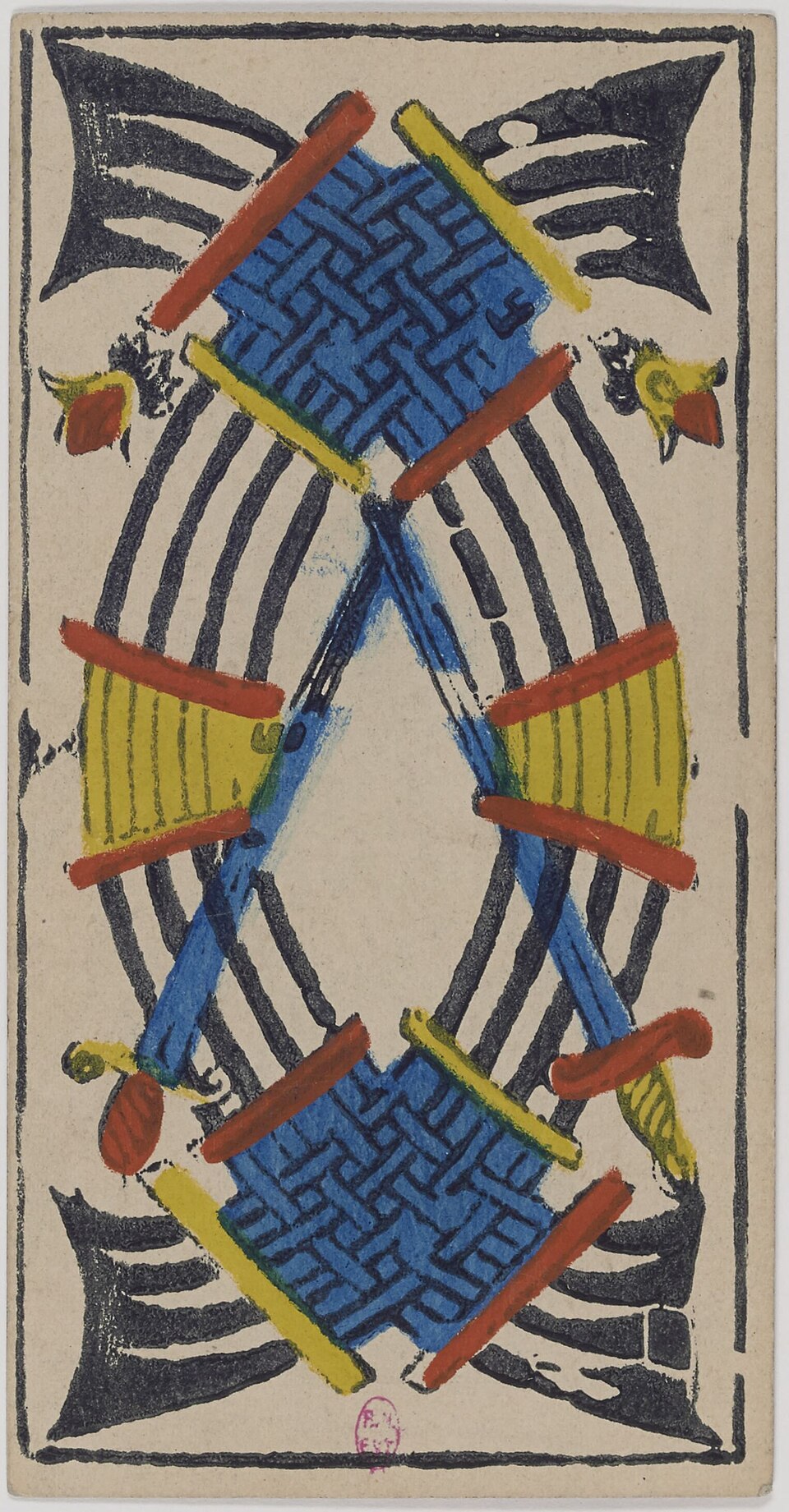 Dix d'Épées, arcane mineur du tarot de Marseille